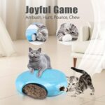 Migipaws Cat Toys Fluffy Tail Plush Squeak Toys, Auto On/Off