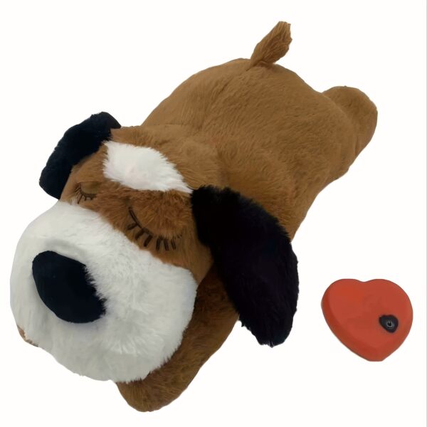 NPET Puppy Heartbeat Toy PP Plush Toy for Dogs, No Battery