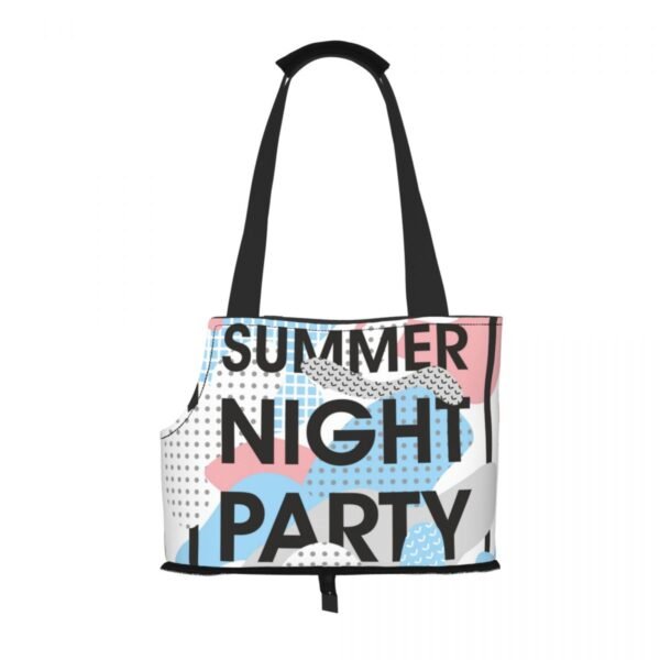 Pet Tote Bag Summer Night Party