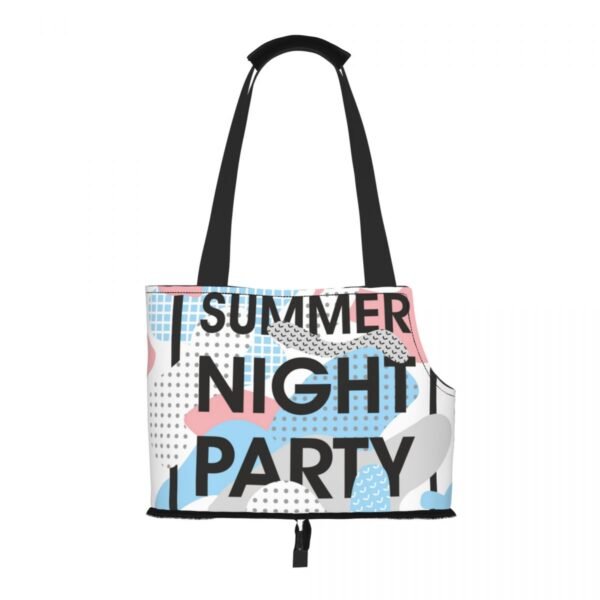 Pet Tote Bag Summer Night Party