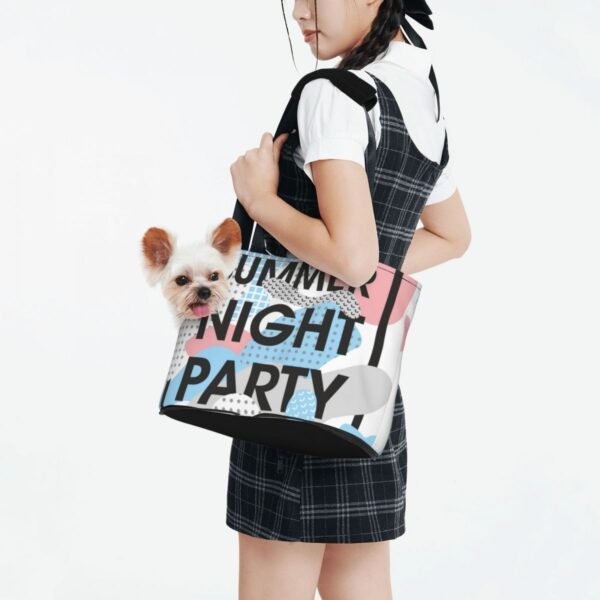 Pet Tote Bag Summer Night Party